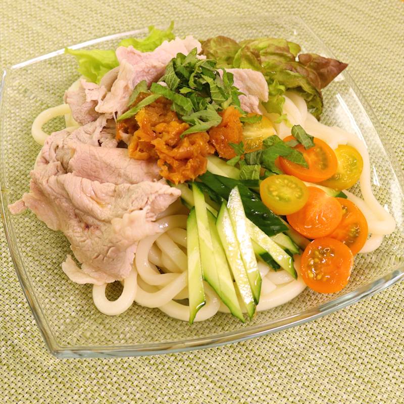 豚しゃぶごまだれぶっかけうどん