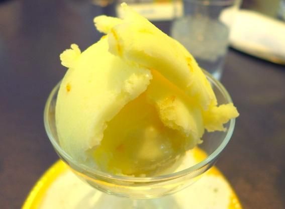 ゆずシャーベット