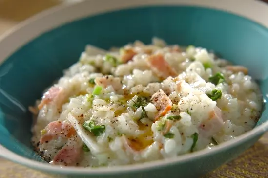 春の香りの七草あんかけごはん