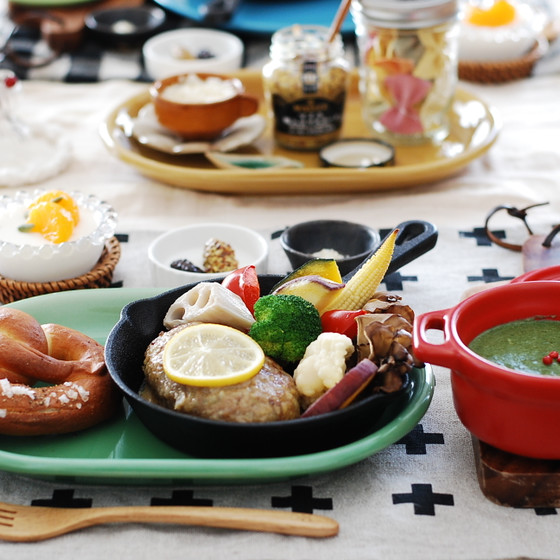 ハロウィン照り焼き豆腐ハンバーグレシピタカノフーズ株式会社