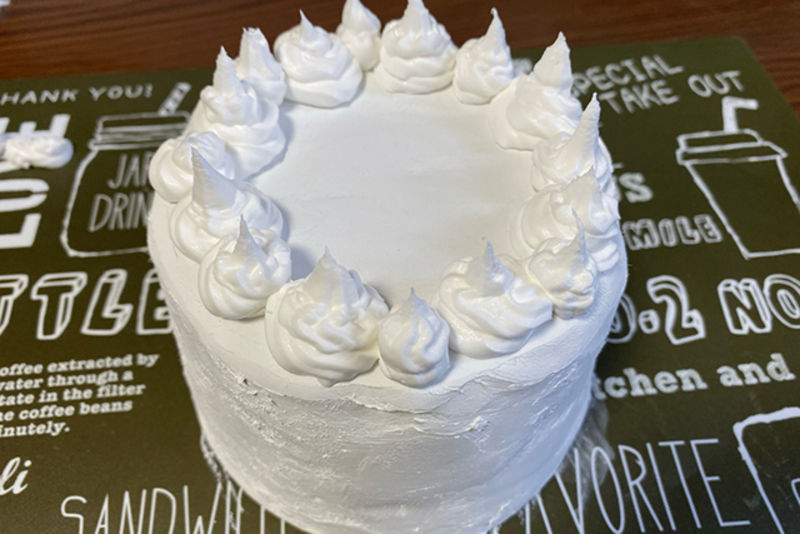 フェイクケーキ 推しカラー 推しケーキ 生誕祭 生誕祭ケーキ ハーフバースデ