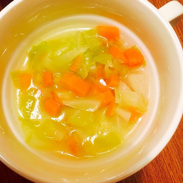 赤穂市 令和4年 2022年 7月の給食レシピ コンソメスープ、ポテトサラダ