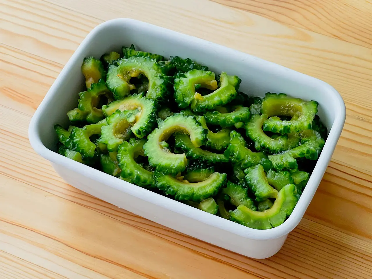 箸休めにぴったり♪ ゴーヤーのさっぱり浅漬け