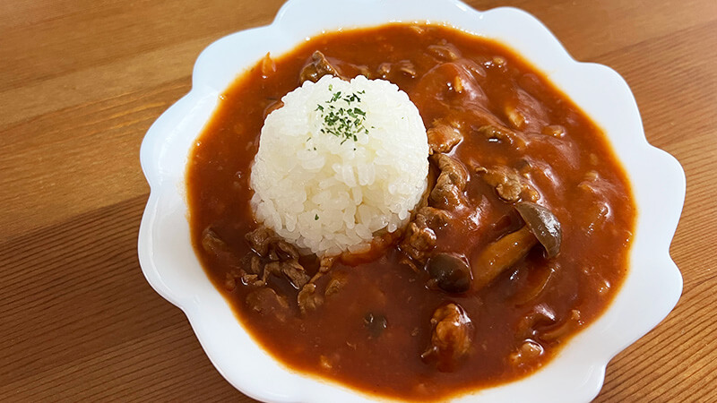 トマトハヤシライスのアレンジレシピ✳︎