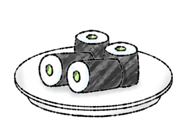 カッパ巻きパブリックドメインQ：著作権フリー画像素材集