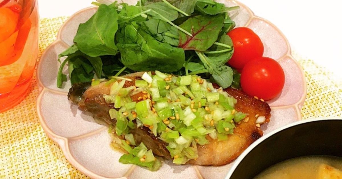 照り焼きだけじゃない♡『ぶりのネギ塩だれ焼き』