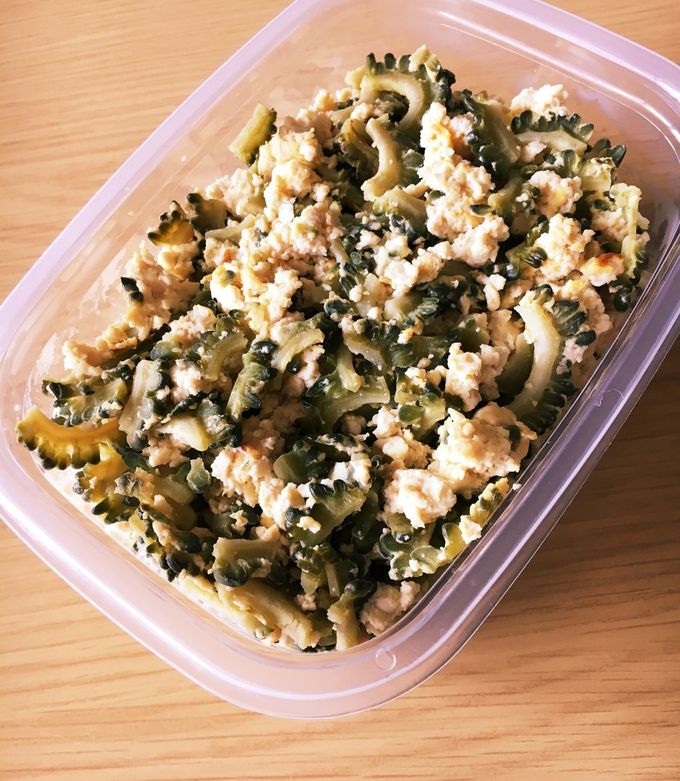 白ゴーヤチャンプル : 登志子のキッチン