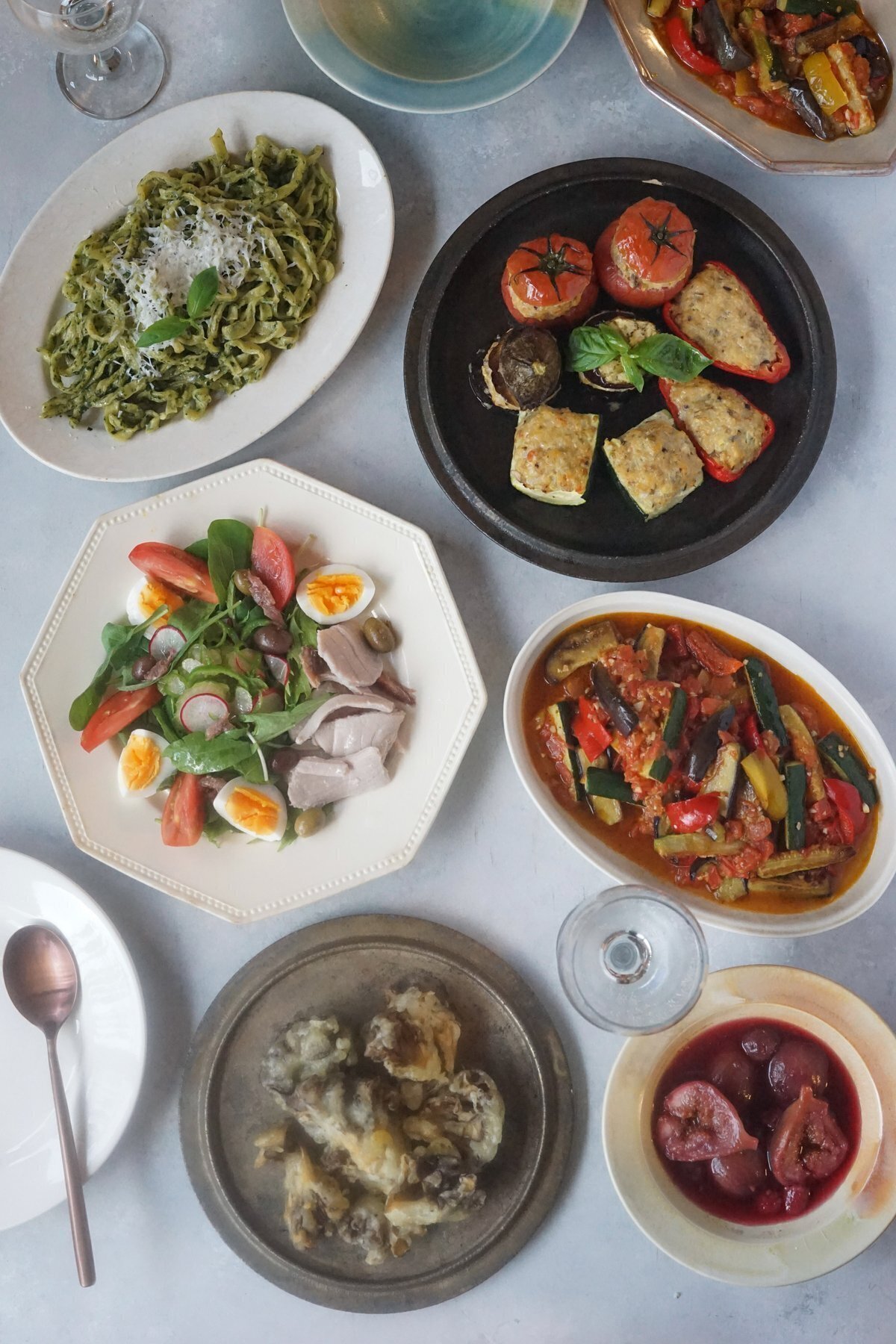 いちじくの赤ワインコンポート&白桃の白ワインコンポートレシピ富澤商店