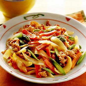 豚バラと水菜のさっぱり炒め透析食.com 管理栄養士が全レシピ考案！透析患者さん向け食事療法総合サイト