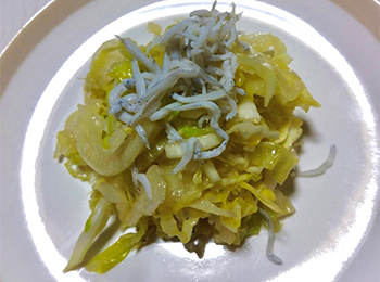 しらすで簡単！無限キャベツ