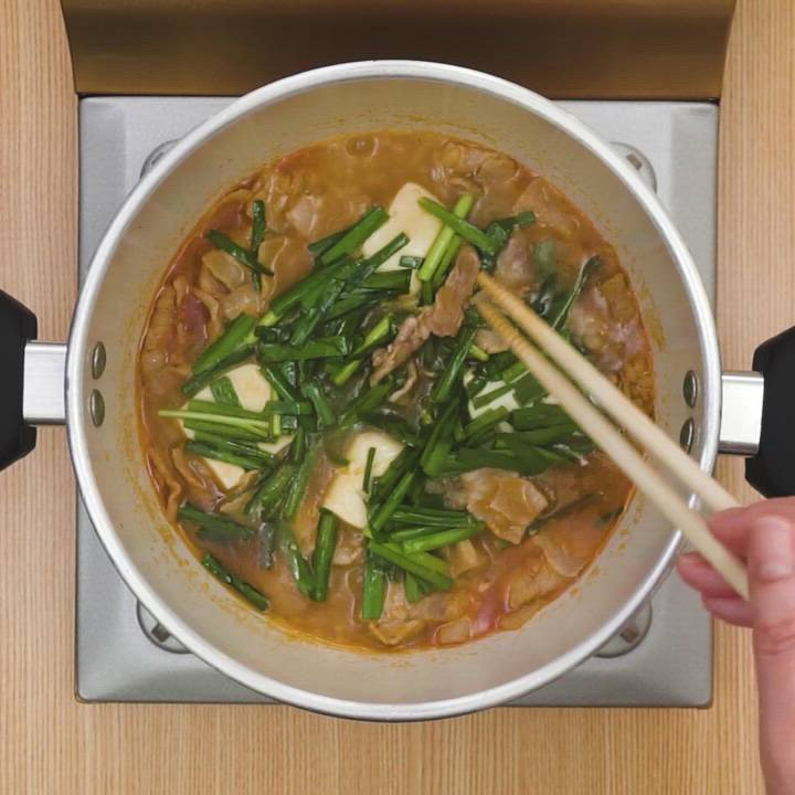 包丁なし キムチで簡単ヘルシー！お豆腐チゲ風スープ