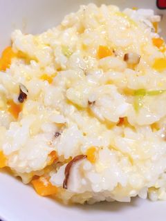 白だしで簡単！卵雑炊の作り方 レシピ