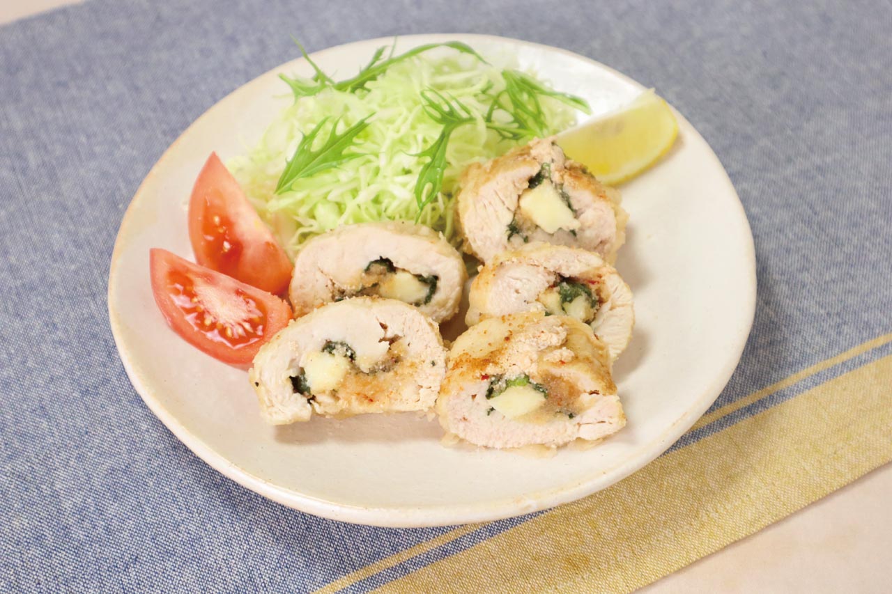 鶏むね肉で絶品おつまみ！明太マヨチーズチキン