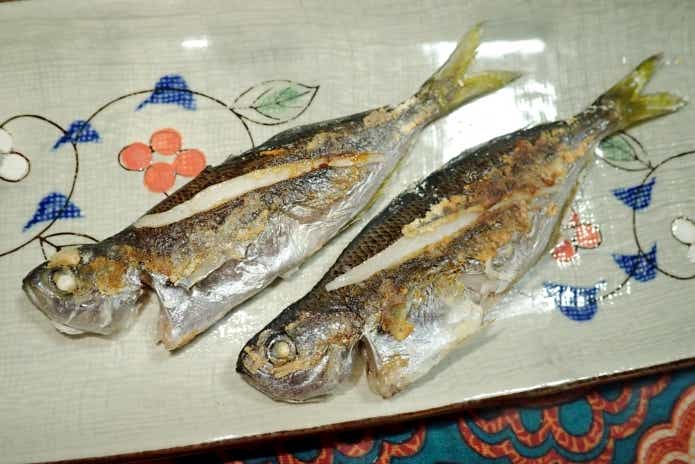 夏の旬魚、タカベを蒸す - mogu mogu MOGGY