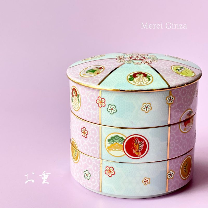 未使用ハンドメイド ポーセラーツ お重、プレートセット 新 ハンドメイドポーセラーツ お重、プレート