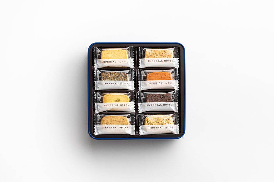 三越伊勢丹帝国ホテルクッキー詰合せ 8種55個 1箱 紙袋付 - アスクル