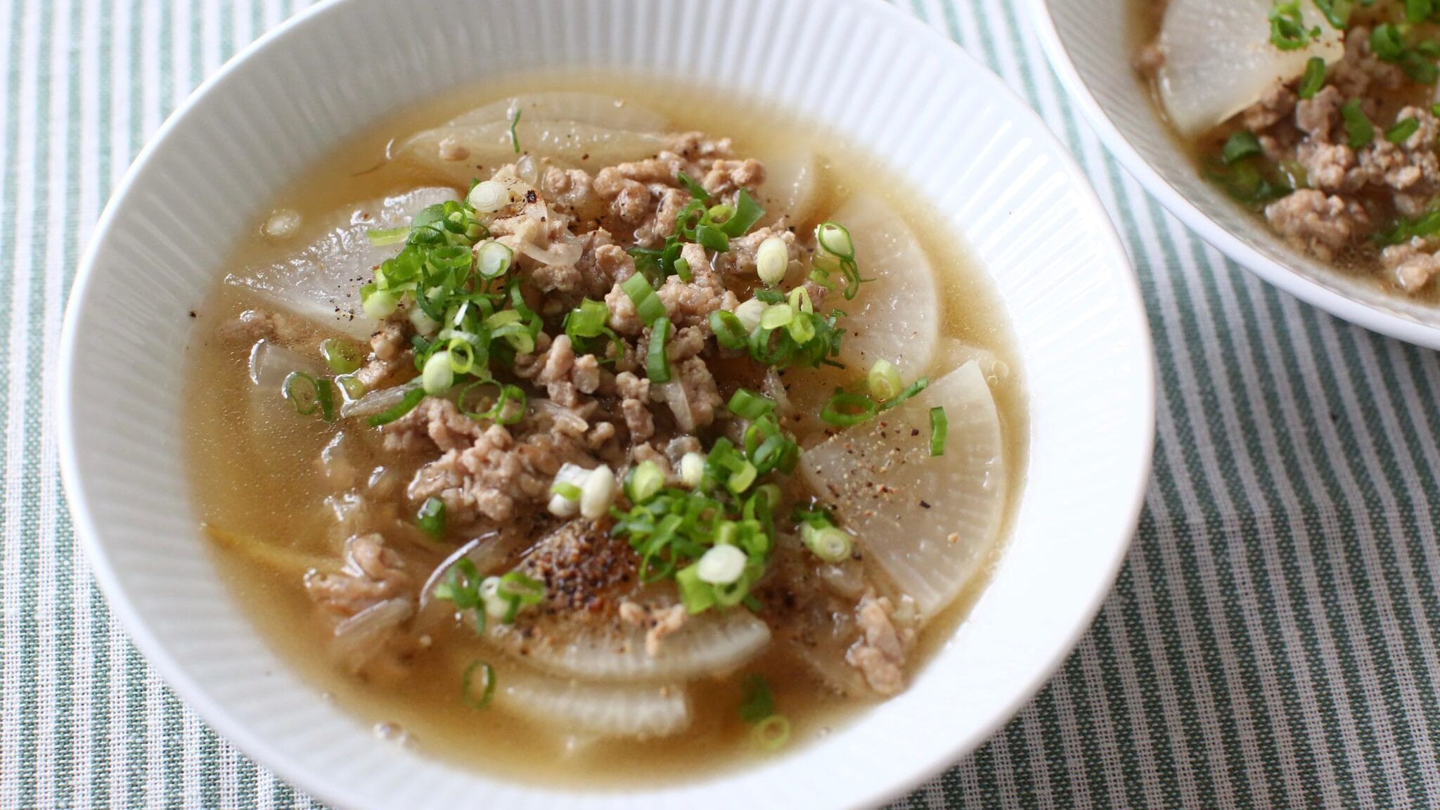 あっさり上品 大根と豚バラ肉の和風スープクラシル