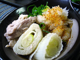 下仁田ねぎ,下仁田ねぎと下仁田ポークのしゃぶしゃぶ鍋セットこんにゃくと下仁田ねぎのぜいたく庵 本店