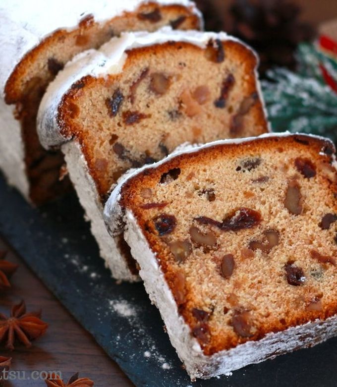 米粉とおからのシュトーレン風パウンドケーキ・乳製品 不使用