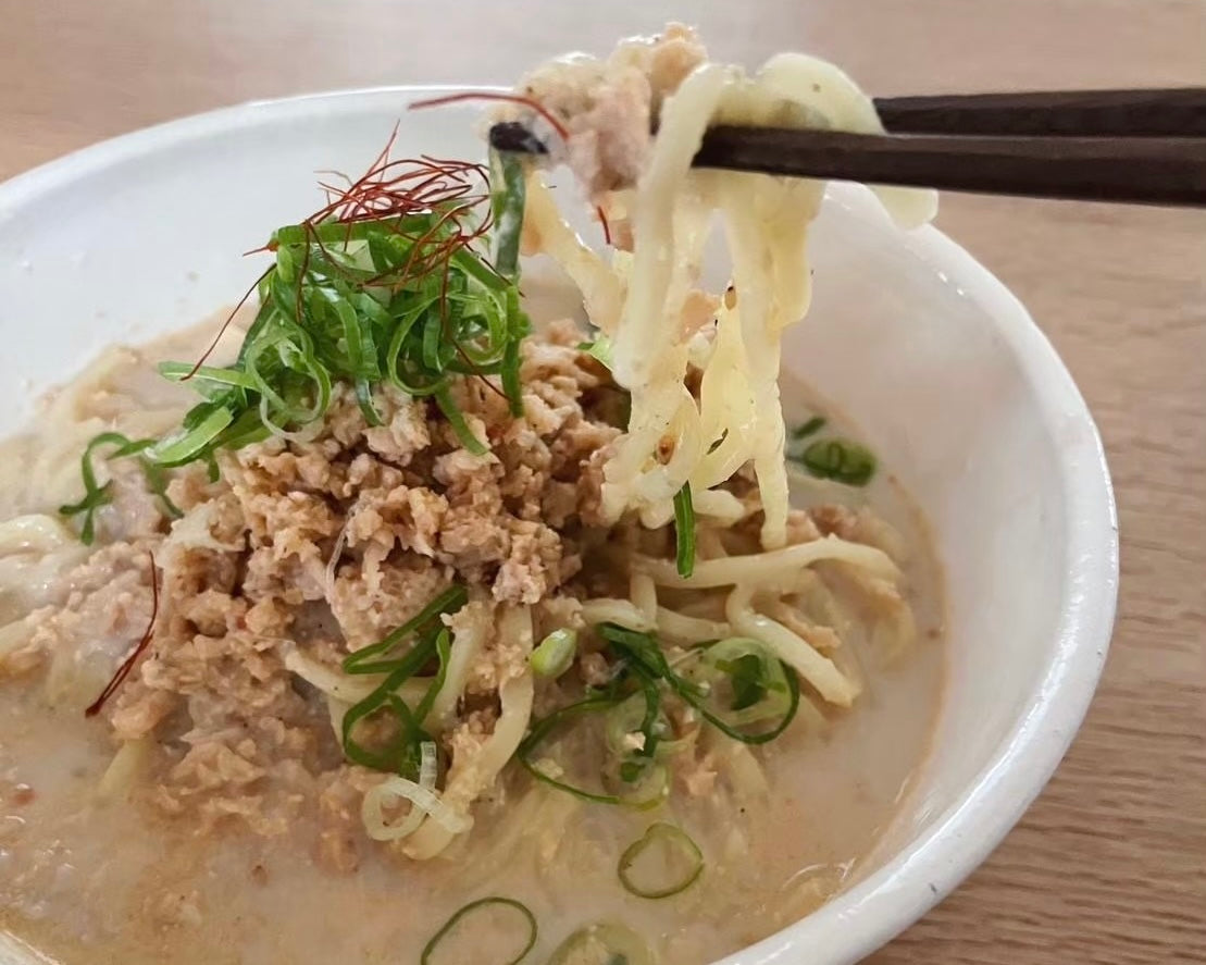 豆乳担々風つけ麺の作り方・レシピ