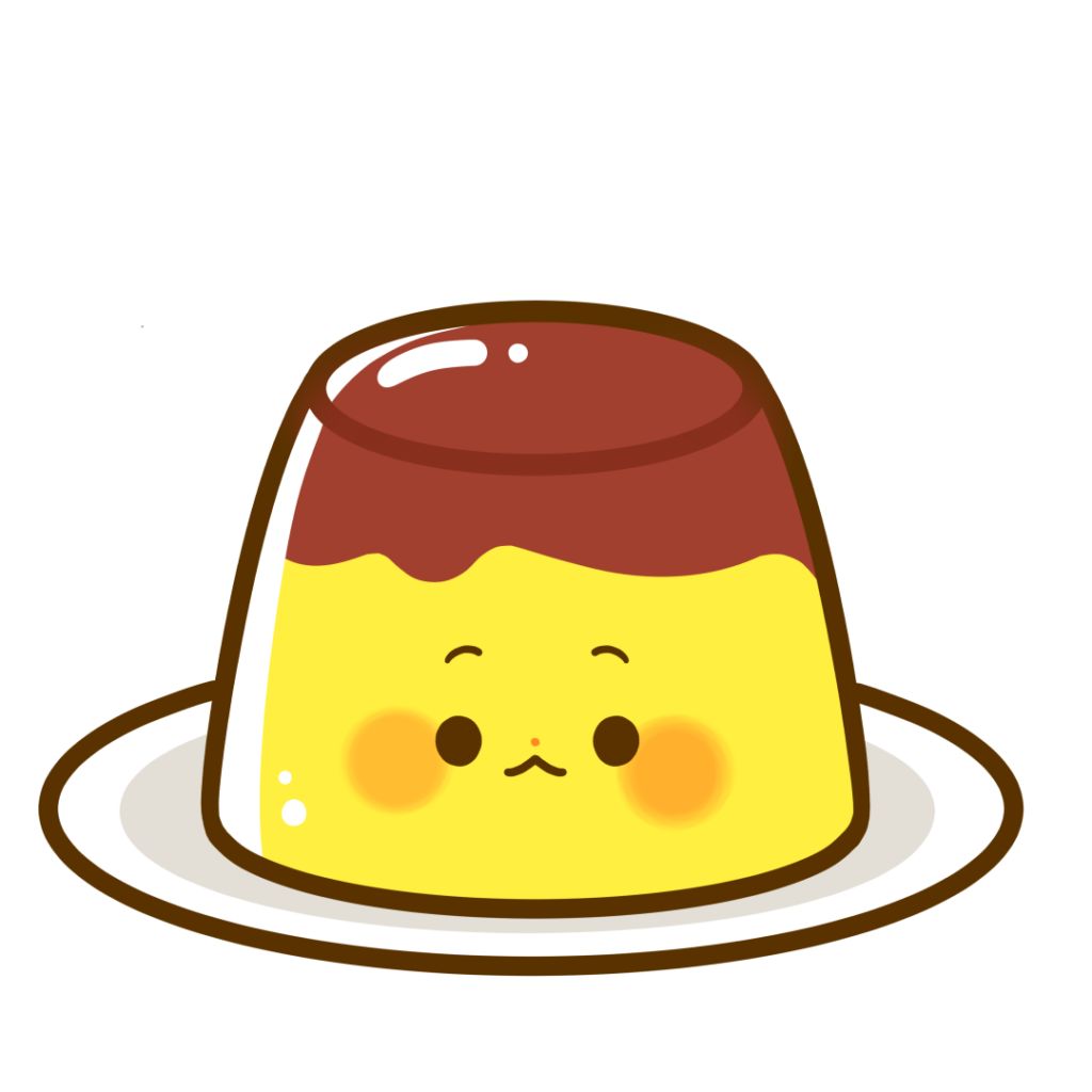 かわいいカラフルなケーキやお菓子、手描きイラストPremiumベクトル素材