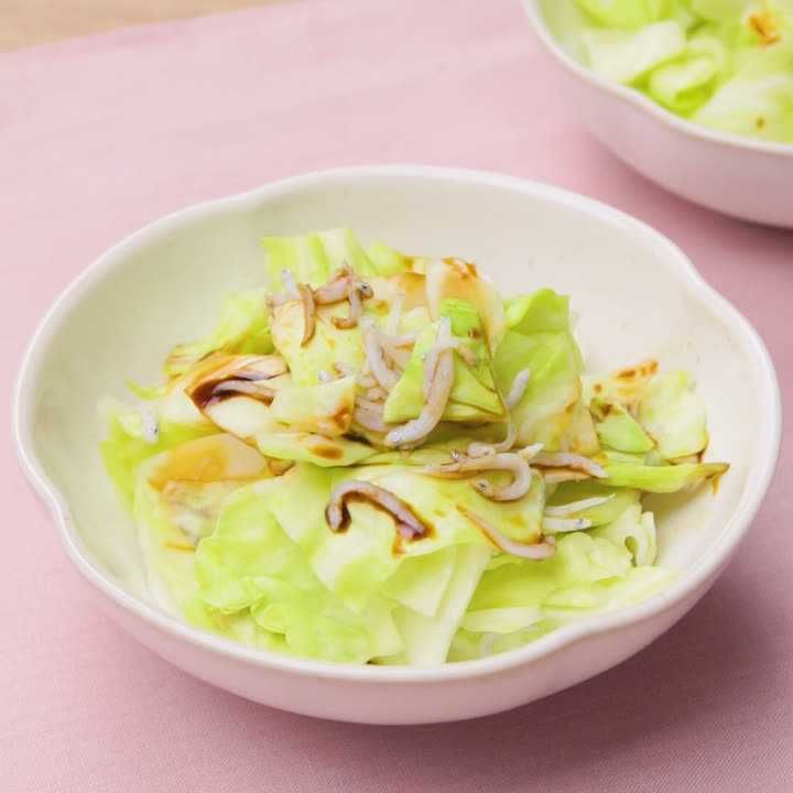 旨み広がる！ 春キャベツのしらす和え