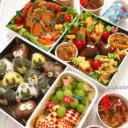 かわいく変身！フラワーちくわとちくわ鳥 お弁当にぴったり✨