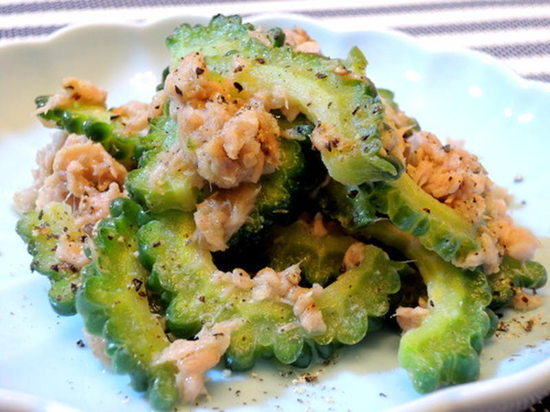 簡単！ゴーヤとツナの炒め物