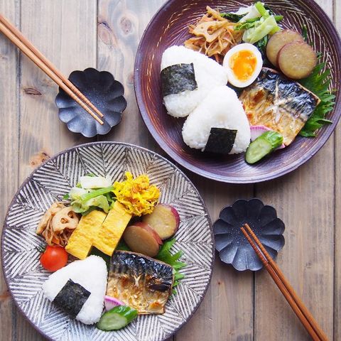 スパムむすびの献立美味しいごはん