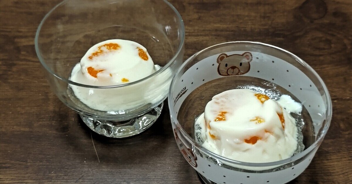 みかんとバナナの豆乳寒天