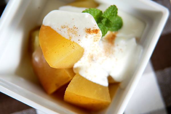 りんごのコンポートのレシピ 電子レンジならチンするだけ