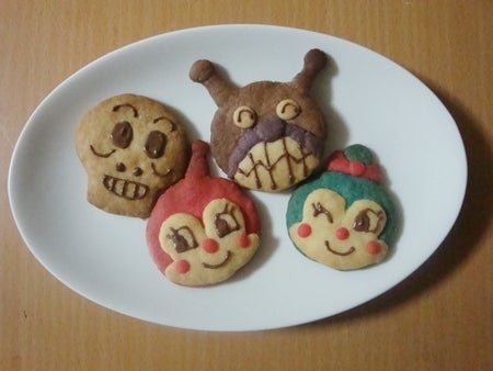 バイキンマンクッキー作り方TikTok