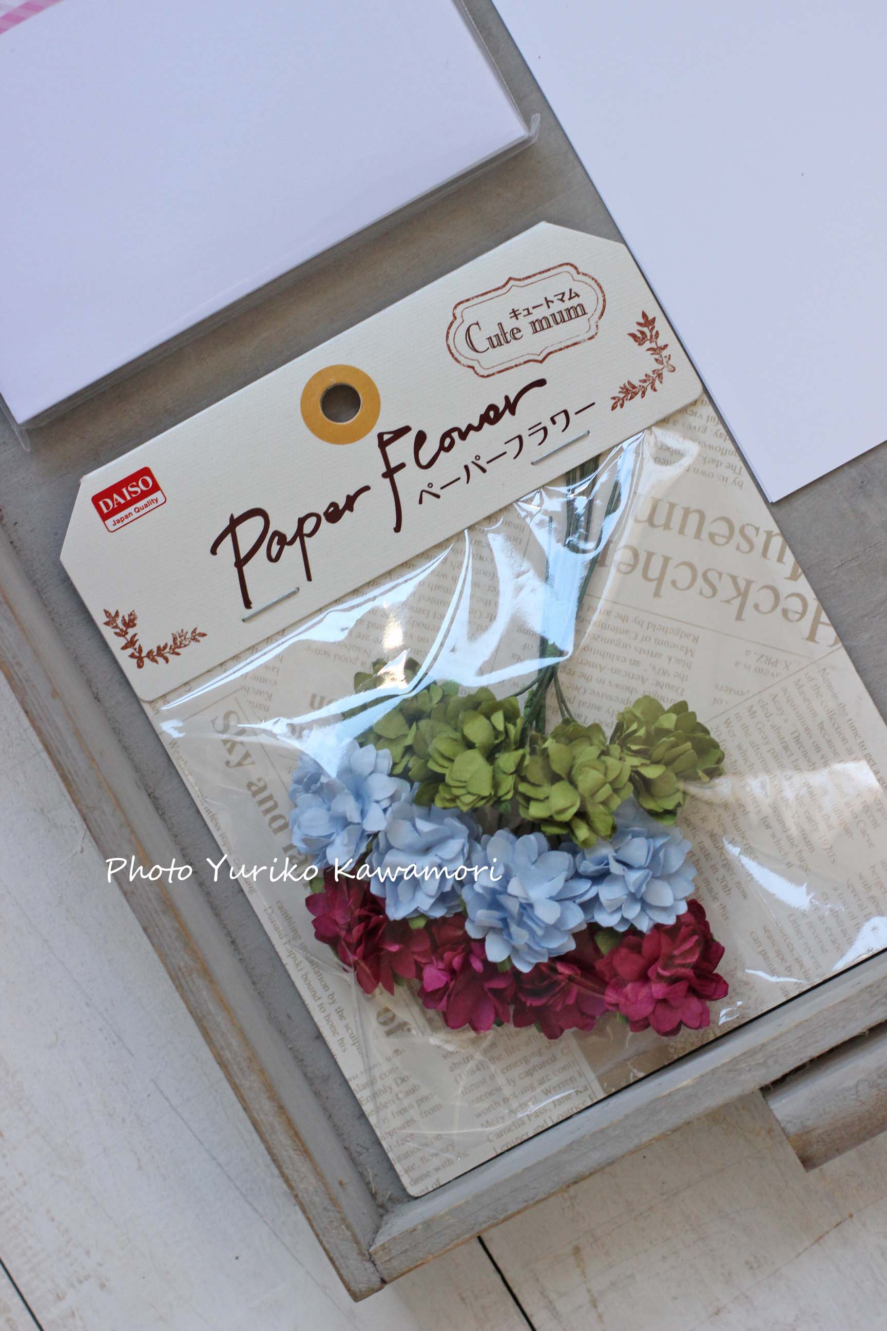 DAISOで手作り！花束風メッセージカードのアイデア