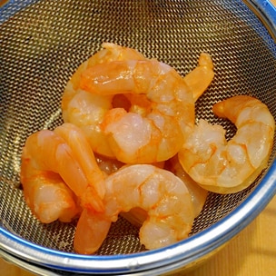 海老の殻の出汁の取り方