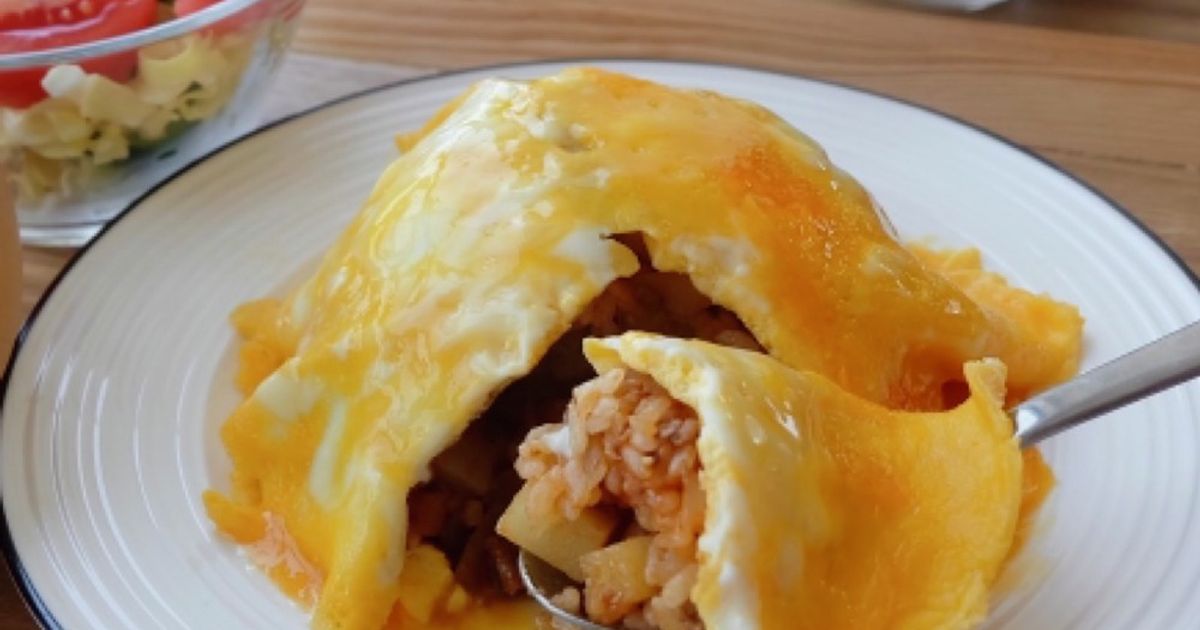 じゃがいもでお腹満足！オムマッシュポテト