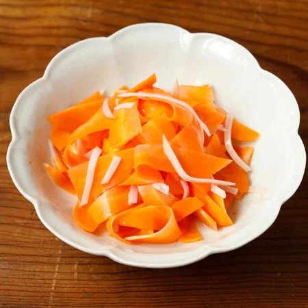 紅白なます 大根とにんじんで基本の酢の物