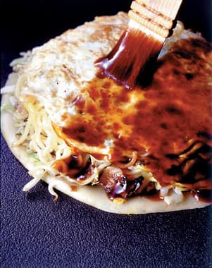 ひっくり返さない！ 広島風お好み焼き