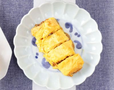 なめたけ厚焼き玉子☆お弁当や作り置きにも