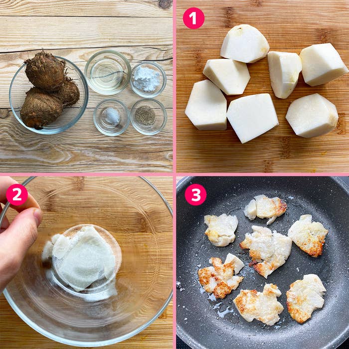 主な材料は１つ♪ほっくり里芋団子