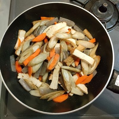 厚揚げとこんにゃくとごぼうの味噌煮 レシピ・作り方 by yana❤︎ - 楽天レシピ