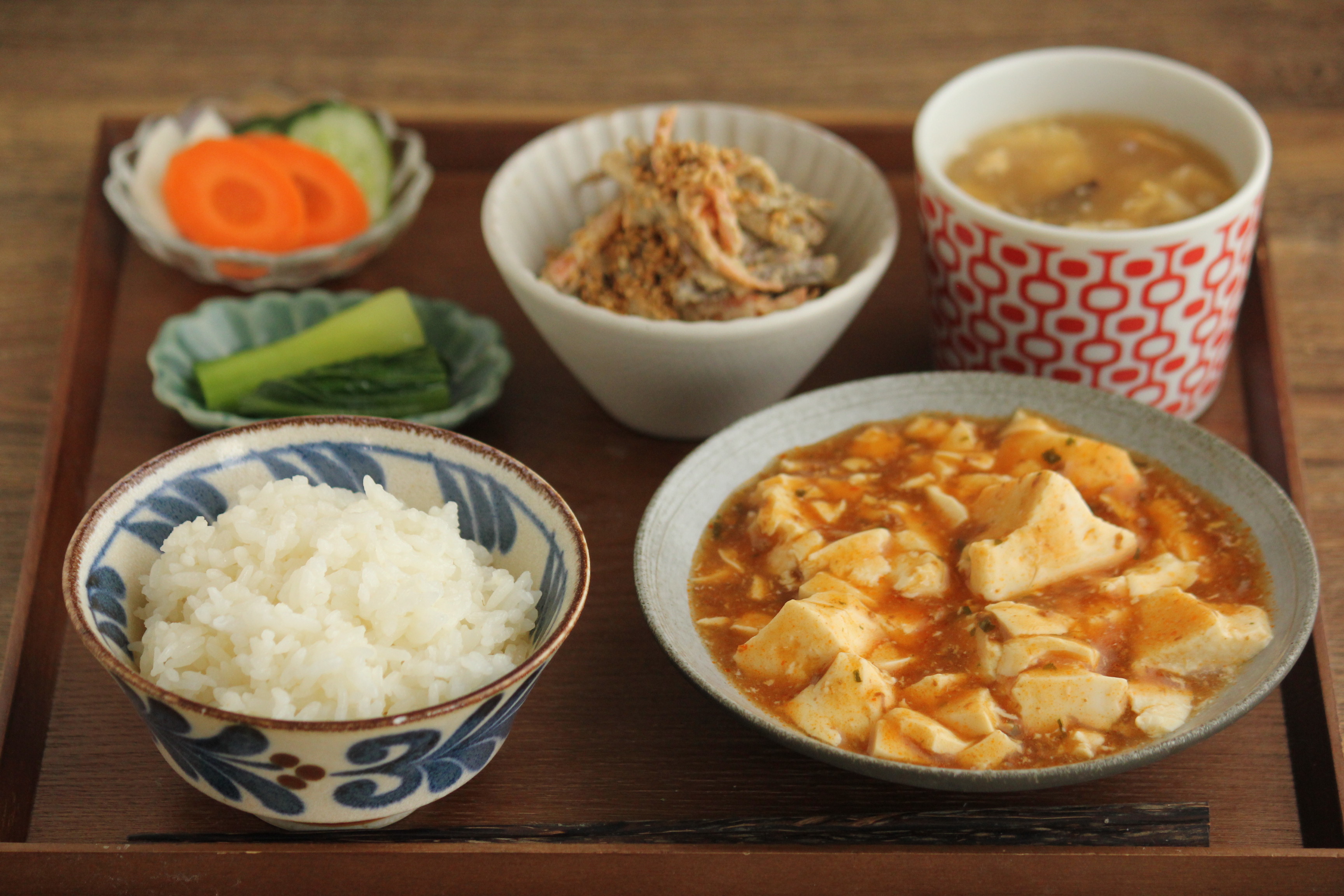 ひき肉たっぷりの麻婆大根