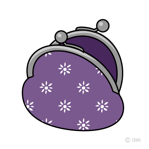 フリーイラストカードと万札が入った二つ折り財布パブリックドメインQ：著作権フリー画像素材集