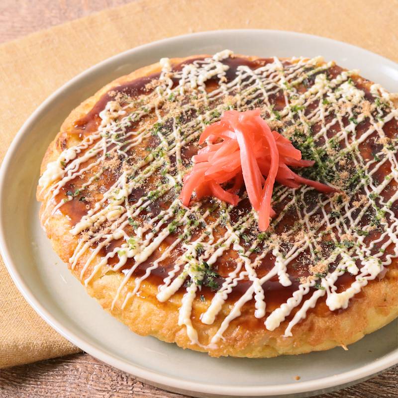 リメイク・地鶏舞茸ごはんのお好み焼き美味しいのりレシピ白子のり