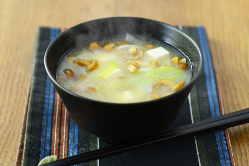 精進料理お供え膳＿なめこ汁手順典座ネットブログ～禅と精進料理～