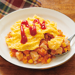 アボカドと鶏胸肉のマヨわさび醤油和え丼スパイス大使レシピ1894: のんびり毎日 日々の暮らしの食卓 いただきますのレシピ 時々 編み物