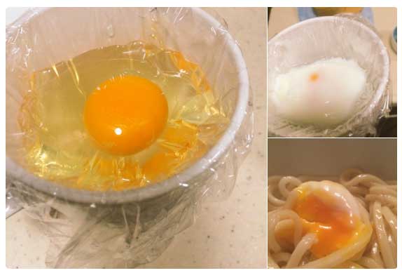 簡単温泉玉子電子レンジとマグカップ1分