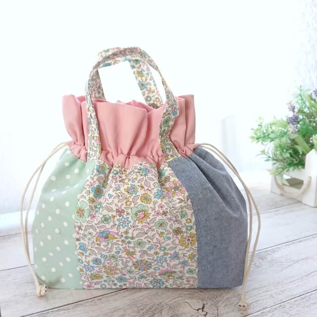 裏地ありでも簡単なお弁当袋の作り方！幼稚園に可愛いアレンジも