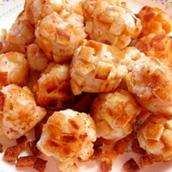 父の日✿海老団子のアジサイ揚げ✿