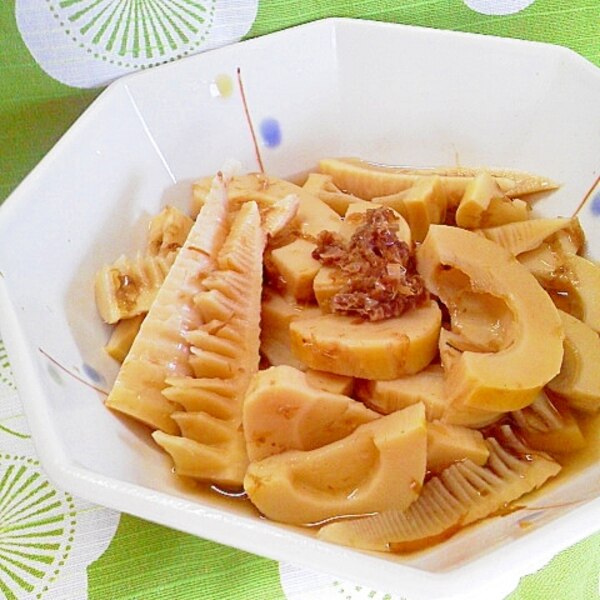 破竹と油揚げの煮物