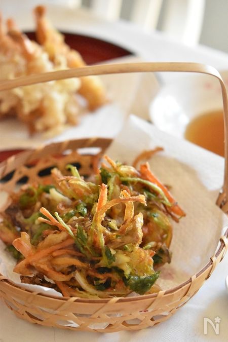 サクサクがたまらない！かき揚げレシピ特集18選キッコーマンホームクッキング